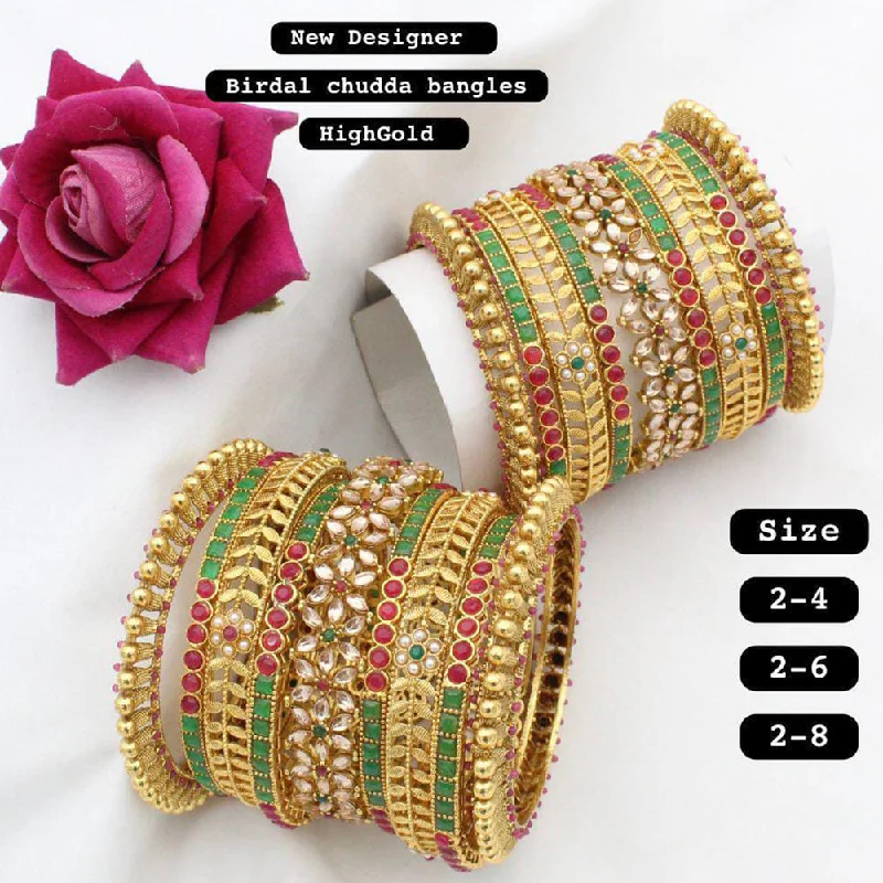 Stunning Jewelry At A Fraction Of The Price Manisha Jewellery Gold Plated Bangles Set Stunning Jewelry At A Fraction Of The Price Manisha Jewellery Gold Plated Bangles Set