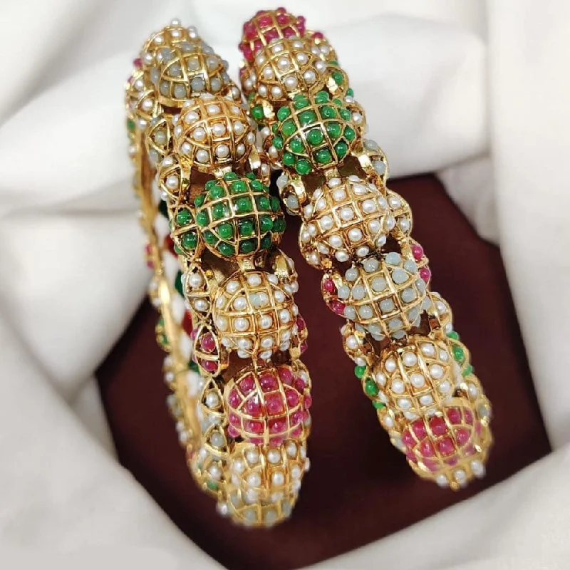 Bestselling Jewelry At Special Promotional Rates Manisha Jewellery Gold Plated Pearl Bangle Set Bestselling Jewelry At Special Promotional Rates Manisha Jewellery Gold Plated Pearl Bangle Set