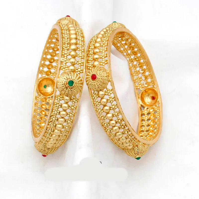 Seasonal Jewelry Deals – Elevate Your Style Manisha Jewellery Gold Plated Pota Stone Bangles Set Seasonal Jewelry Deals – Elevate Your Style Manisha Jewellery Gold Plated Pota Stone Bangles Set