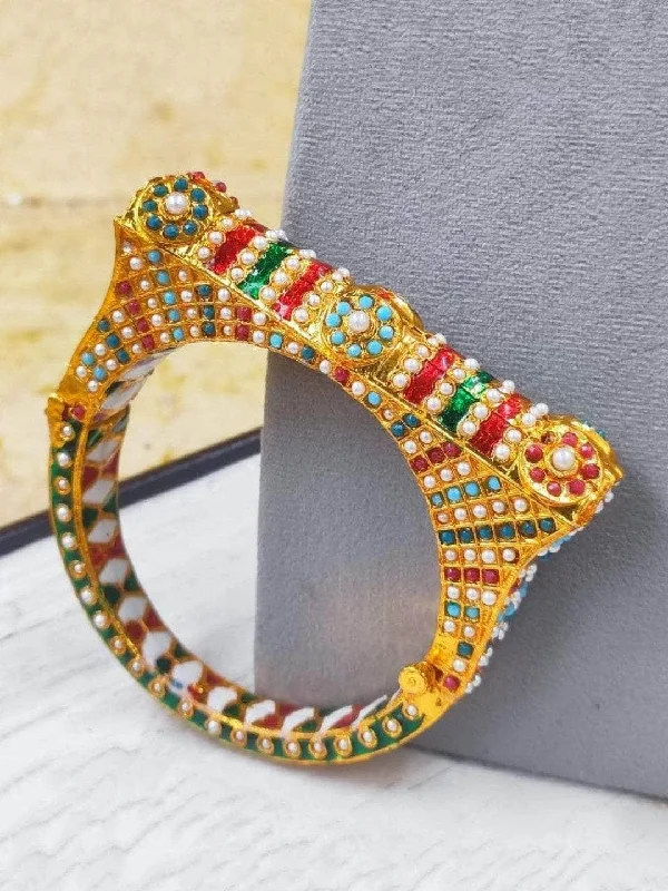 Shop Modern Jewelry Collections With Exclusive Discounts Meenakari Jadau Bangles