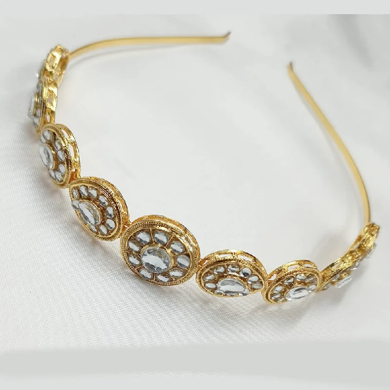 Must-Have Jewelry At Unbelievable Discounts Padmawati Bangles Gold Plated Kundan Hair Band Must-Have Jewelry At Unbelievable Discounts Padmawati Bangles Gold Plated Kundan Hair Band