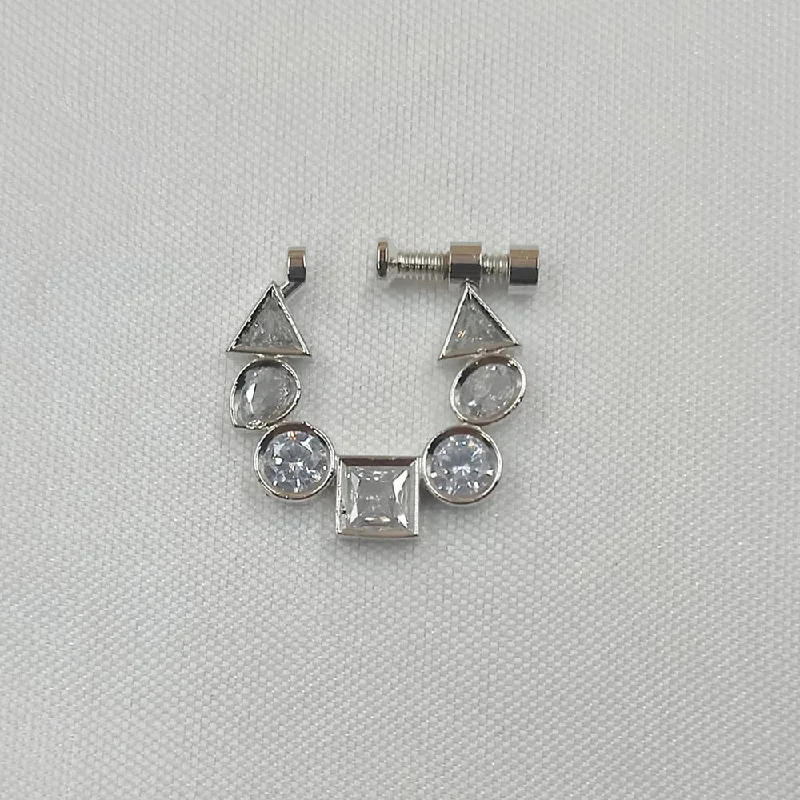 Get The Jewelry You Love At A Price You Love Padmawati Bangles Silver Plated Austrian Stone Nose Ring Get The Jewelry You Love At A Price You Love Padmawati Bangles Silver Plated Austrian Stone Nose Ring