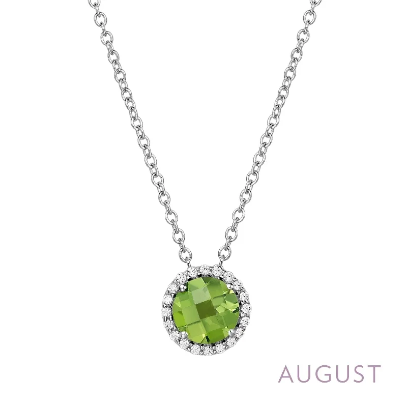 Get The Best Deals On Timeless Jewelry Pieces Peridot Birthstone Necklace in Sterling Silver