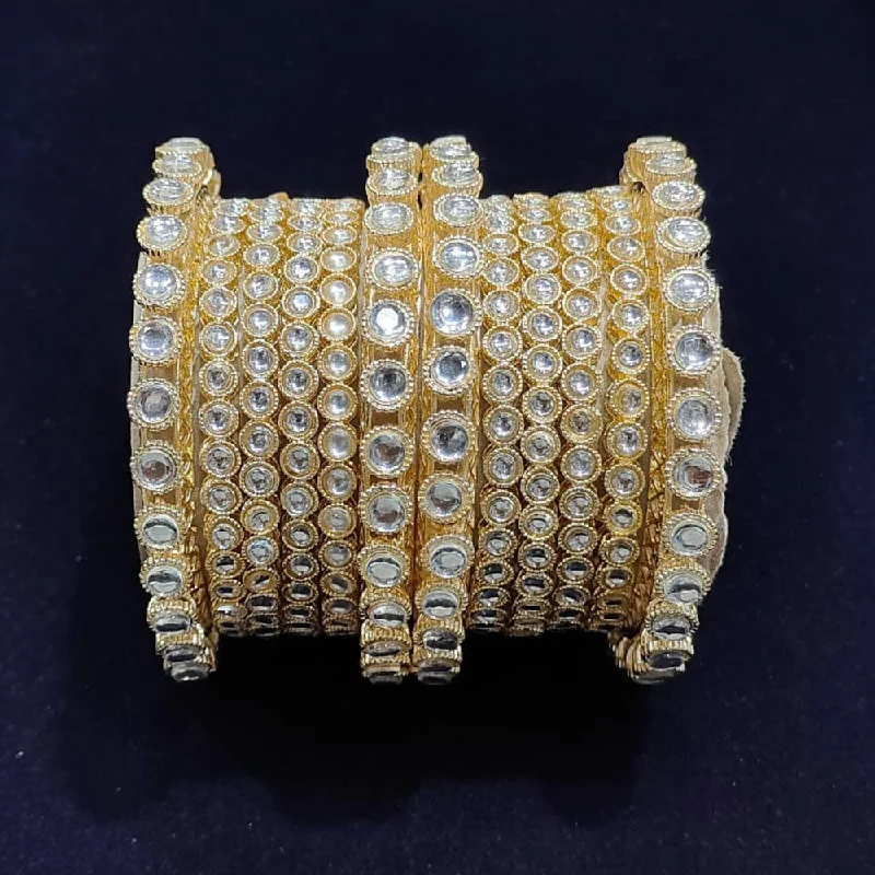 Unmissable Jewelry Sale – Shop Before It's Too Late Pooja Bangles Gold Plated Kundan Stone Bangles Set Unmissable Jewelry Sale – Shop Before It's Too Late Pooja Bangles Gold Plated Kundan Stone Bangles Set