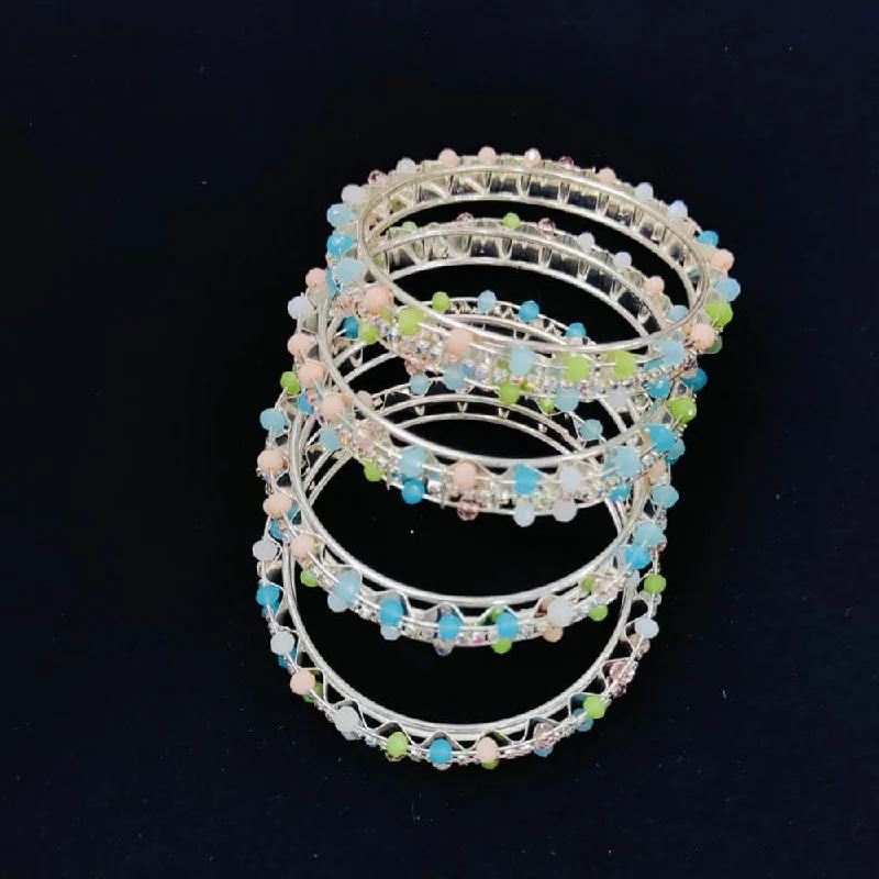 The Perfect Jewelry Piece At The Perfect Price Pooja Bangle Silver Plated Pearls Bangle Set The Perfect Jewelry Piece At The Perfect Price Pooja Bangle Silver Plated Pearls Bangle Set