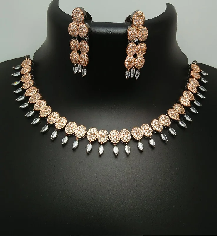 Elegant Jewelry Styles At Budget-Friendly Prices Pooja Bangles 2Tone Plated AD Stone Necklace Set Elegant Jewelry Styles At Budget-Friendly Prices Pooja Bangles 2Tone Plated AD Stone Necklace Set