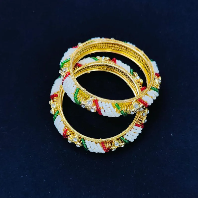Elegant Designs, Unbeatable Discounts – Shop Jewelry Now Pooja Bangles Gold Plated Austrian Stone Pearls Bangles Set Elegant Designs, Unbeatable Discounts – Shop Jewelry Now Pooja Bangles Gold Plated Austrian Stone Pearls Bangles Set