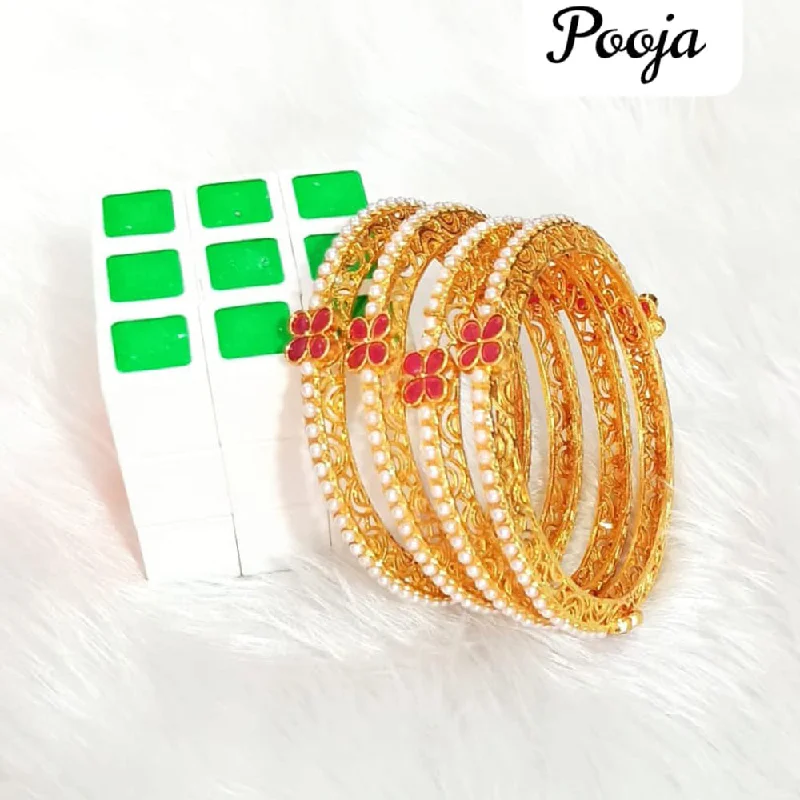 Discover Unique Jewelry With Special Limited-Time Offers Pooja Bangles Gold Plated Bangle Set Discover Unique Jewelry With Special Limited-Time Offers Pooja Bangles Gold Plated Bangle Set