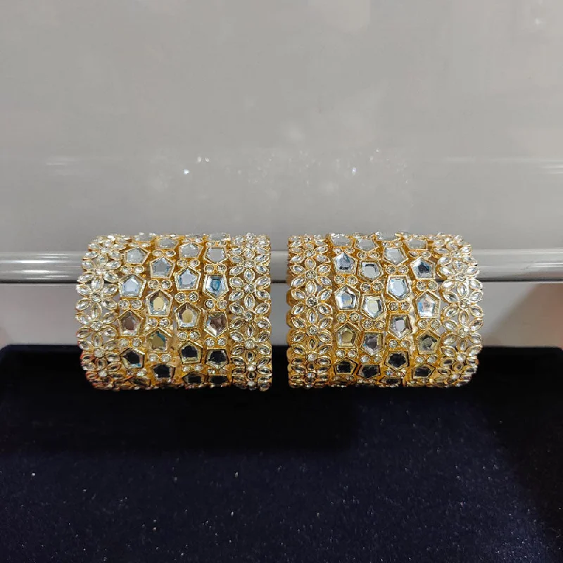 Stunning Jewelry At A Fraction Of The Price Pooja Bangles Gold Plated Kundan Stone Bangles Set Stunning Jewelry At A Fraction Of The Price Pooja Bangles Gold Plated Kundan Stone Bangles Set