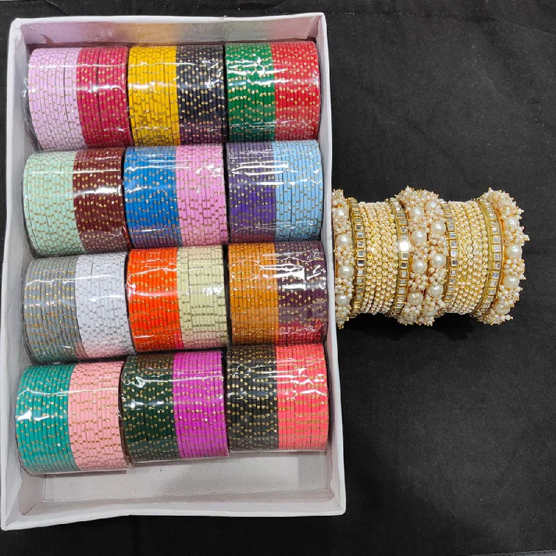 Get Your Favorite Jewelry At The Best Price Pooja Bangles Gold Plated Metal Bangles Set (Assorted Color ) Get Your Favorite Jewelry At The Best Price Pooja Bangles Gold Plated Metal Bangles Set (Assorted Color )