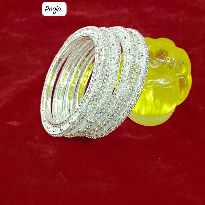 Affordable Luxury Jewelry – Style At A Great Price Pooja Bangles Silver Plated Bangles Set Affordable Luxury Jewelry – Style At A Great Price Pooja Bangles Silver Plated Bangles Set