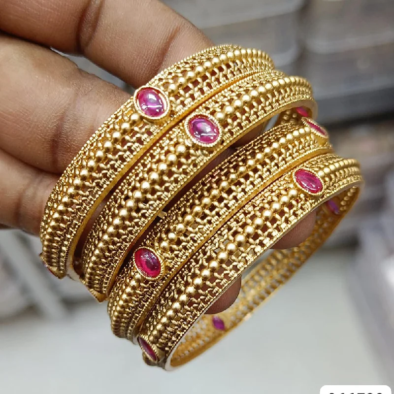 Huge Savings On Timeless Jewelry Collections Rani Sati Jewels Gold Plated Pota Bangles Set Huge Savings On Timeless Jewelry Collections Rani Sati Jewels Gold Plated Pota Bangles Set
