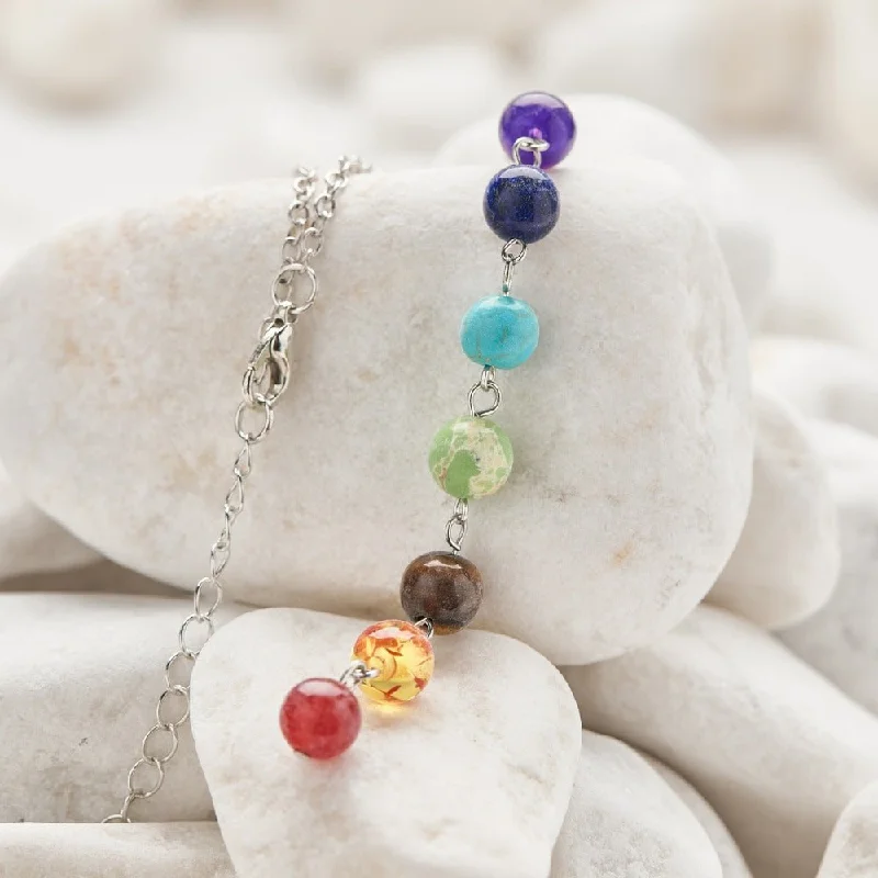 Unique Jewelry For Less – Shop The Sale Now Reiki 7 Chakra Beaded Necklace