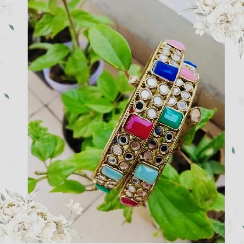 Fashion-Forward Jewelry At Incredible Prices Sanshray Gold Plated Bangles Set