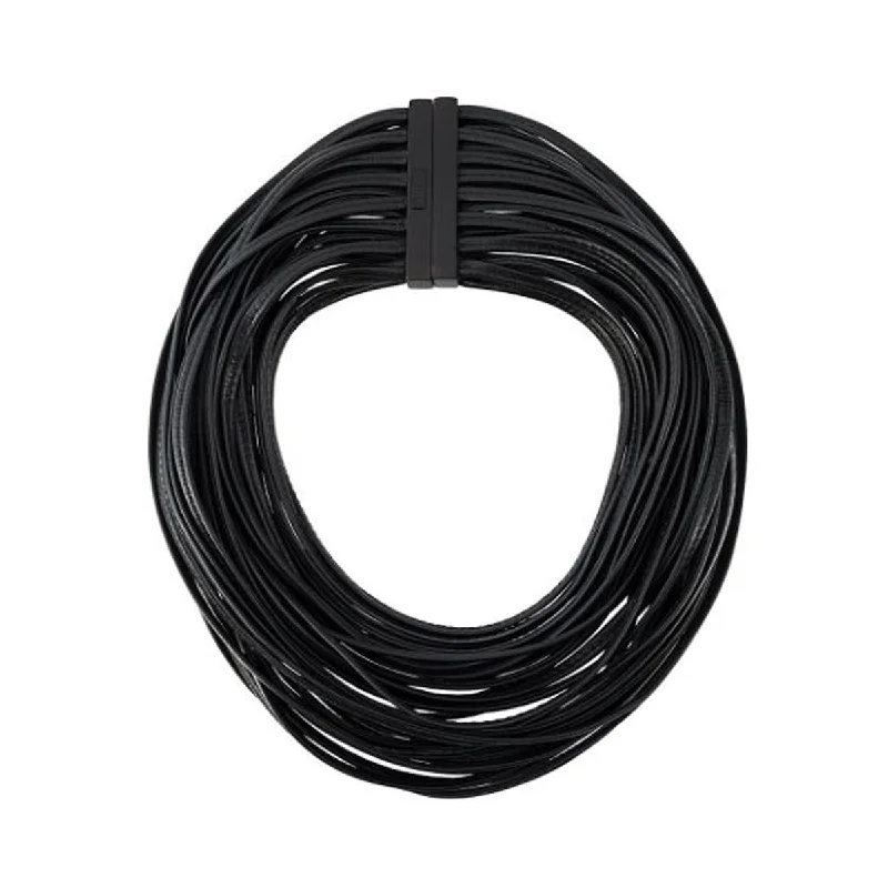 Premium Diamond Jewelry For Unforgettable Moments SHORT LEATHER STRAND NECKLACE