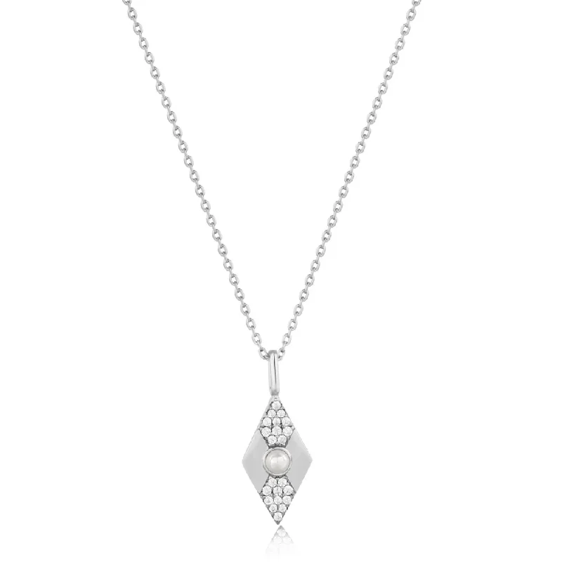 Don't Miss These Dazzling Jewelry Discounts Silver Pearl Geometric Pendant Necklace Don't Miss These Dazzling Jewelry Discounts Silver Pearl Geometric Pendant Necklace
