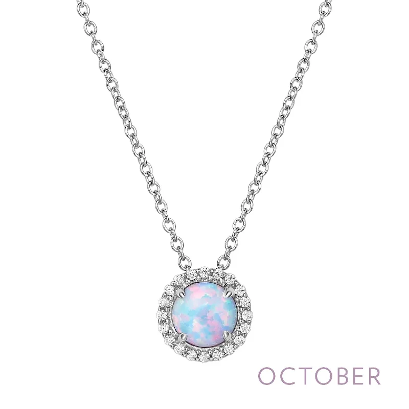 Seasonal Jewelry Sale – Upgrade Your Collection Simulated Opal Birthstone Necklace in Sterling Silver Seasonal Jewelry Sale – Upgrade Your Collection Simulated Opal Birthstone Necklace in Sterling Silver