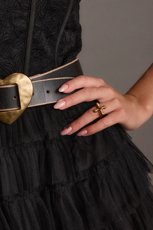 The Perfect Accessory For Less – Jewelry Sale Live Standout Tigers Eye Cross Ring
