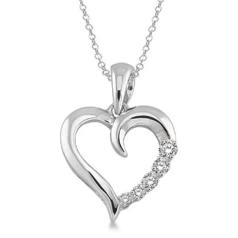 Best Jewelry Sale Prices – Limited-Time Offer Sterling Silver Diamond Heart Pendant Best Jewelry Sale Prices – Limited-Time Offer Sterling Silver Diamond Heart Pendant