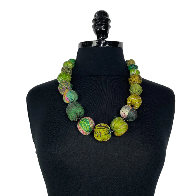 High-Quality Jewelry At A Fraction Of The Cost VINTAGE SILK NUTS MEDIUM NECKLACE