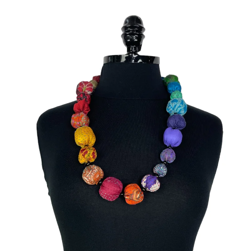Huge Markdowns On Premium Jewelry Styles VINTAGE SILK NUTS MEDIUM NECKLACE