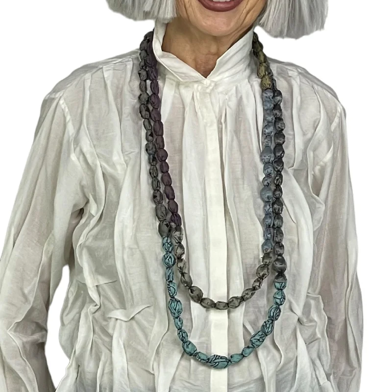 Dazzle In Elegance With Our Biggest Jewelry Sale VINTAGE SILK TIE-BEADS LONG NECKLACE Dazzle In Elegance With Our Biggest Jewelry Sale VINTAGE SILK TIE-BEADS LONG NECKLACE