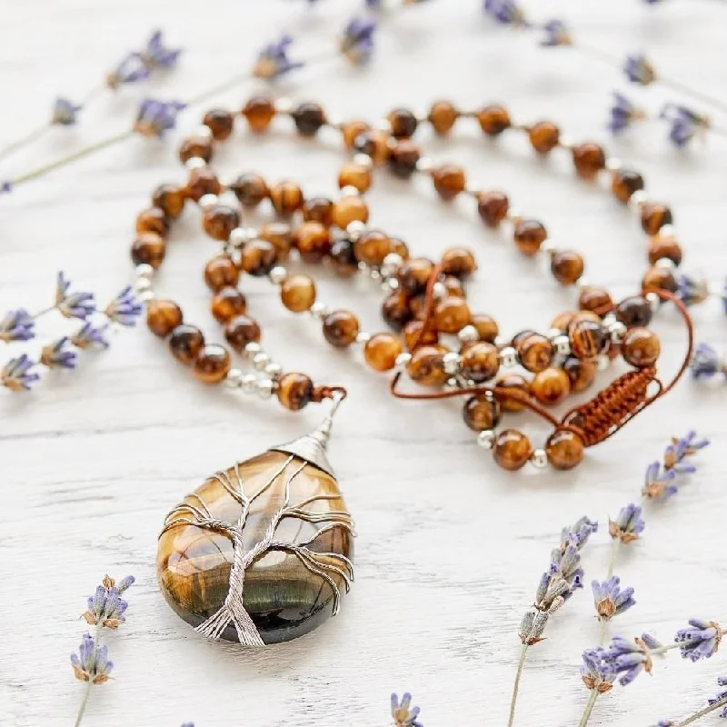 Shine Without Limits – Jewelry Sale Happening Now Tree of Life Bead Mala Necklace