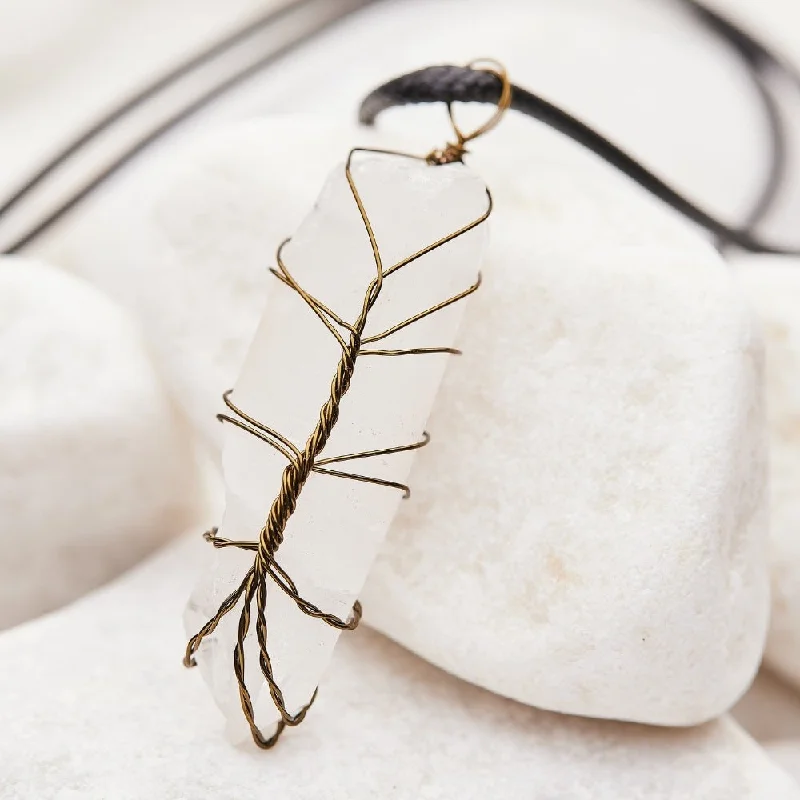 Sparkle More For Less – Jewelry Sale Happening Now Tree Wire Wrapped Clear Crystal Necklace Sparkle More For Less – Jewelry Sale Happening Now Tree Wire Wrapped Clear Crystal Necklace