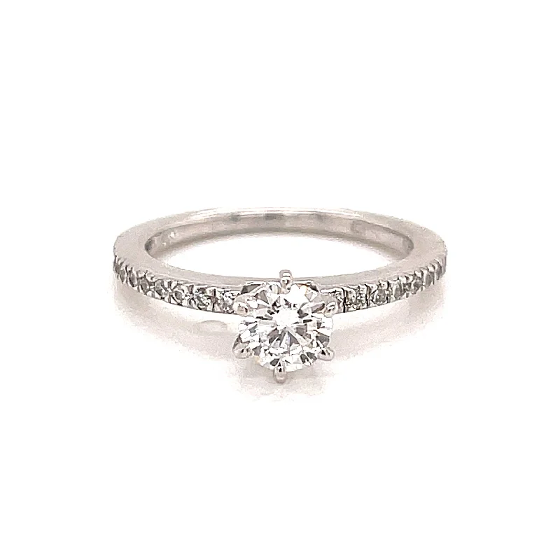 Affordable Gold-Plated Jewelry For Modern Fashion Round Natural Diamond Engagement Ring Affordable Gold-Plated Jewelry For Modern Fashion Round Natural Diamond Engagement Ring