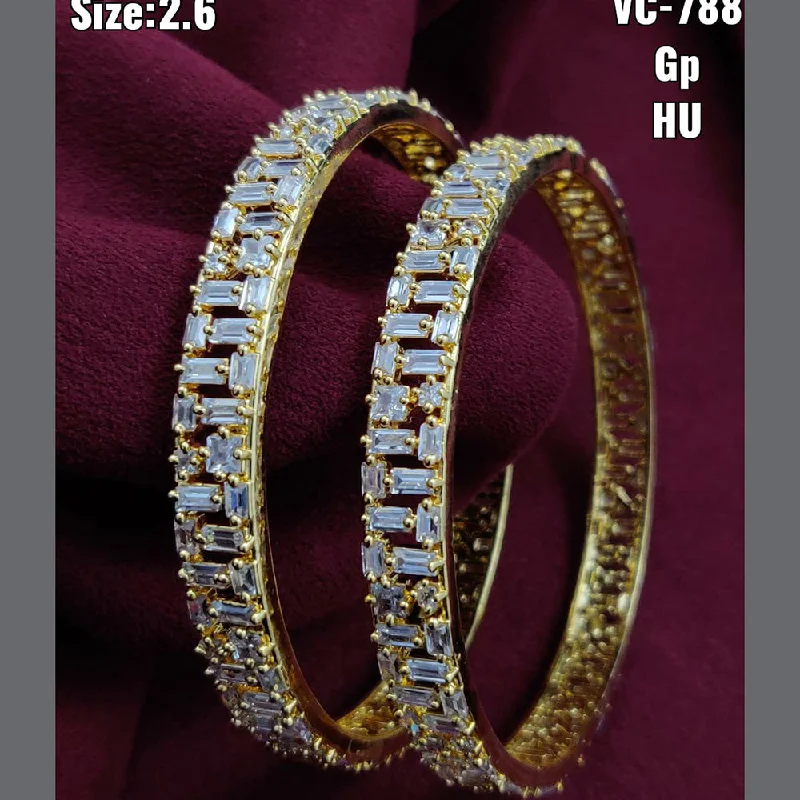 Premium Diamond Jewelry For Unforgettable Moments Vivah Creations AD Stone Bangles Set Premium Diamond Jewelry For Unforgettable Moments Vivah Creations AD Stone Bangles Set