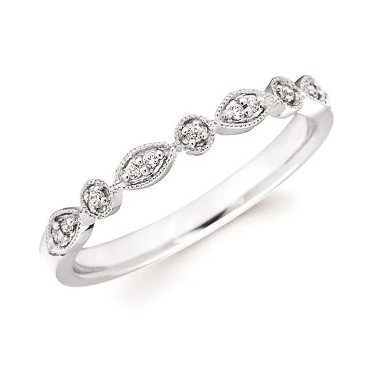 Jewelry Clearance Event – Stock Up Before It's Over Whie Gold Stackable Ring