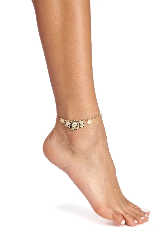 Timeless Jewelry At Special Discount Rates Dainty Coin Anklet