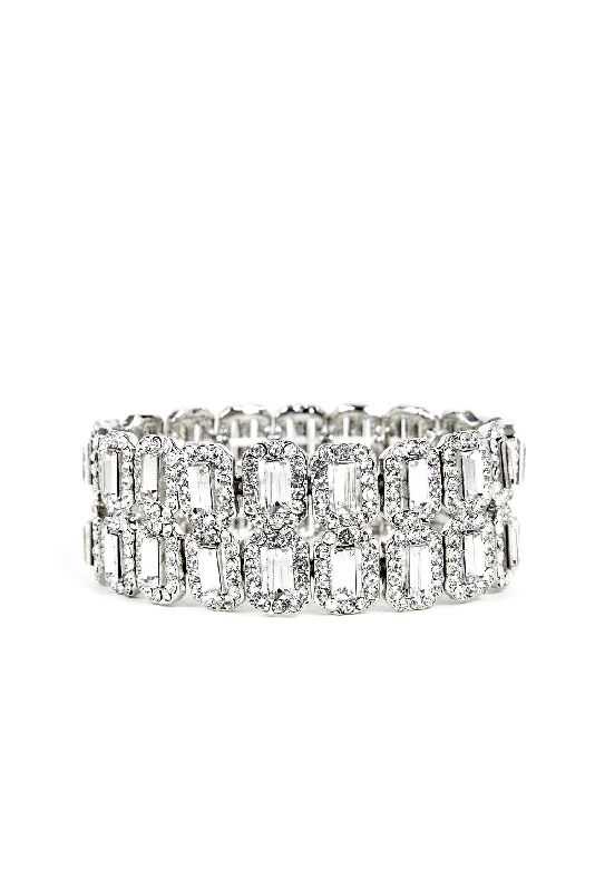 Grab Stylish Jewelry Before The Sale Ends Noble Elegance Rhinestone Bracelet