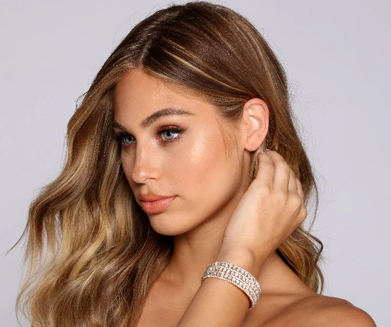 Fashion-Forward Jewelry At Incredible Prices She's Stacked Rhinestone Cuff
