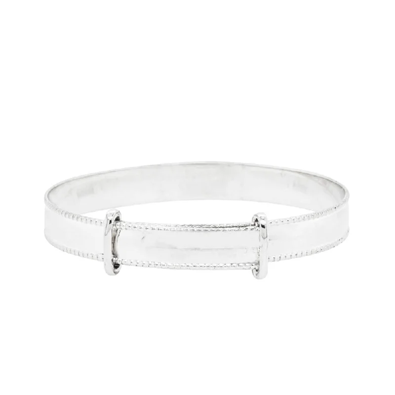 Grab Your Dream Jewelry At The Lowest Prices Sterling Silver Expandable Bangle - Baby & Child Size Grab Your Dream Jewelry At The Lowest Prices Sterling Silver Expandable Bangle - Baby & Child Size